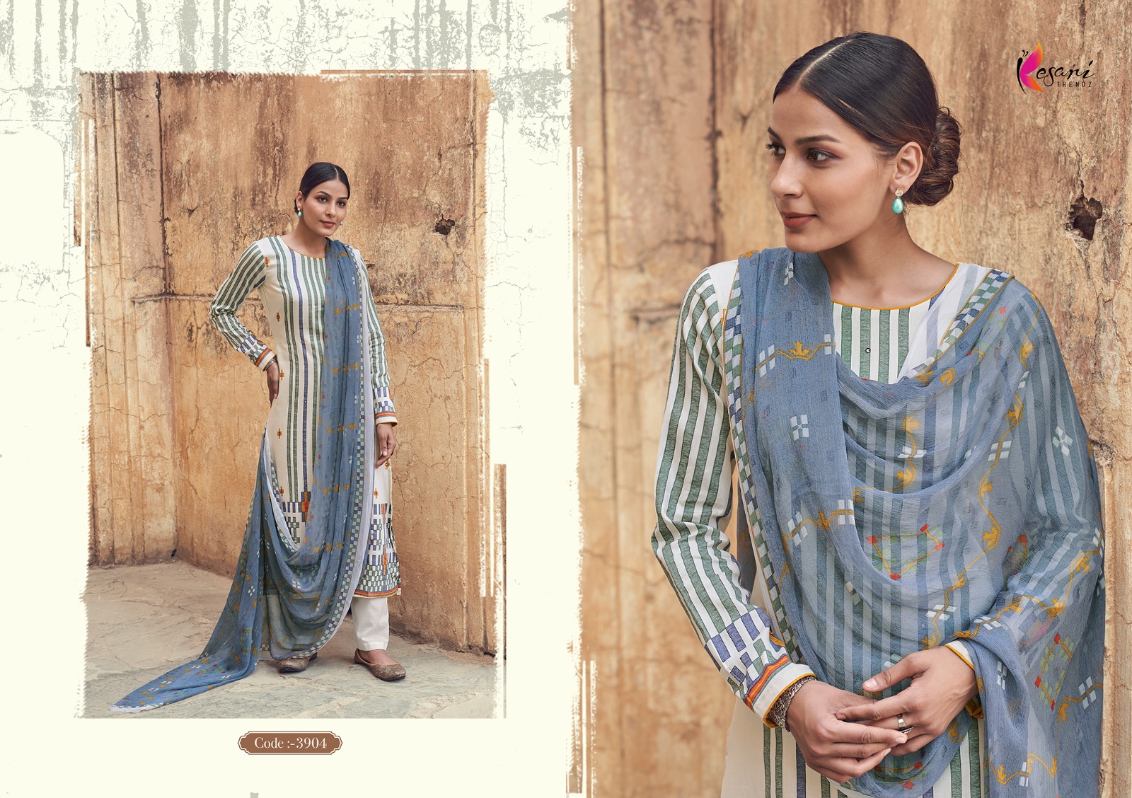 Kashmira Kesari Pant Style Suits Manufacturer Wholesaler